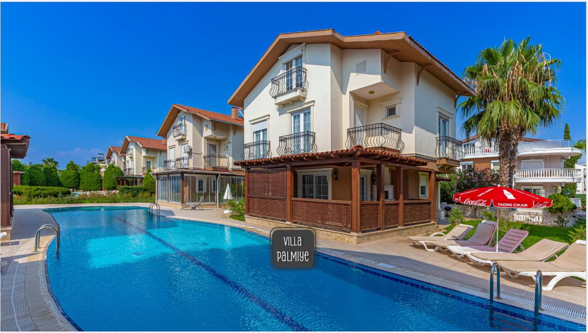 Villa Palmiye, Sleeps 10, Swimming Pool, Antalya
